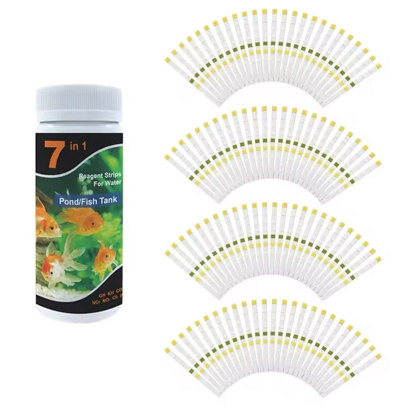Aquarium Water Quality Test Strips (7 Parameters)