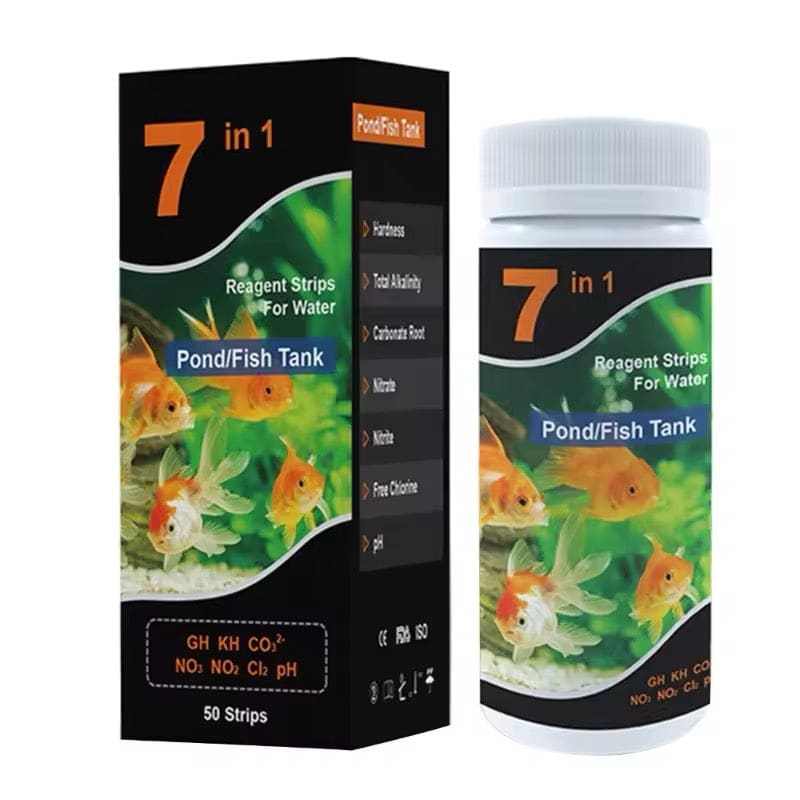 Aquarium Water Quality Test Strips (7 Parameters)