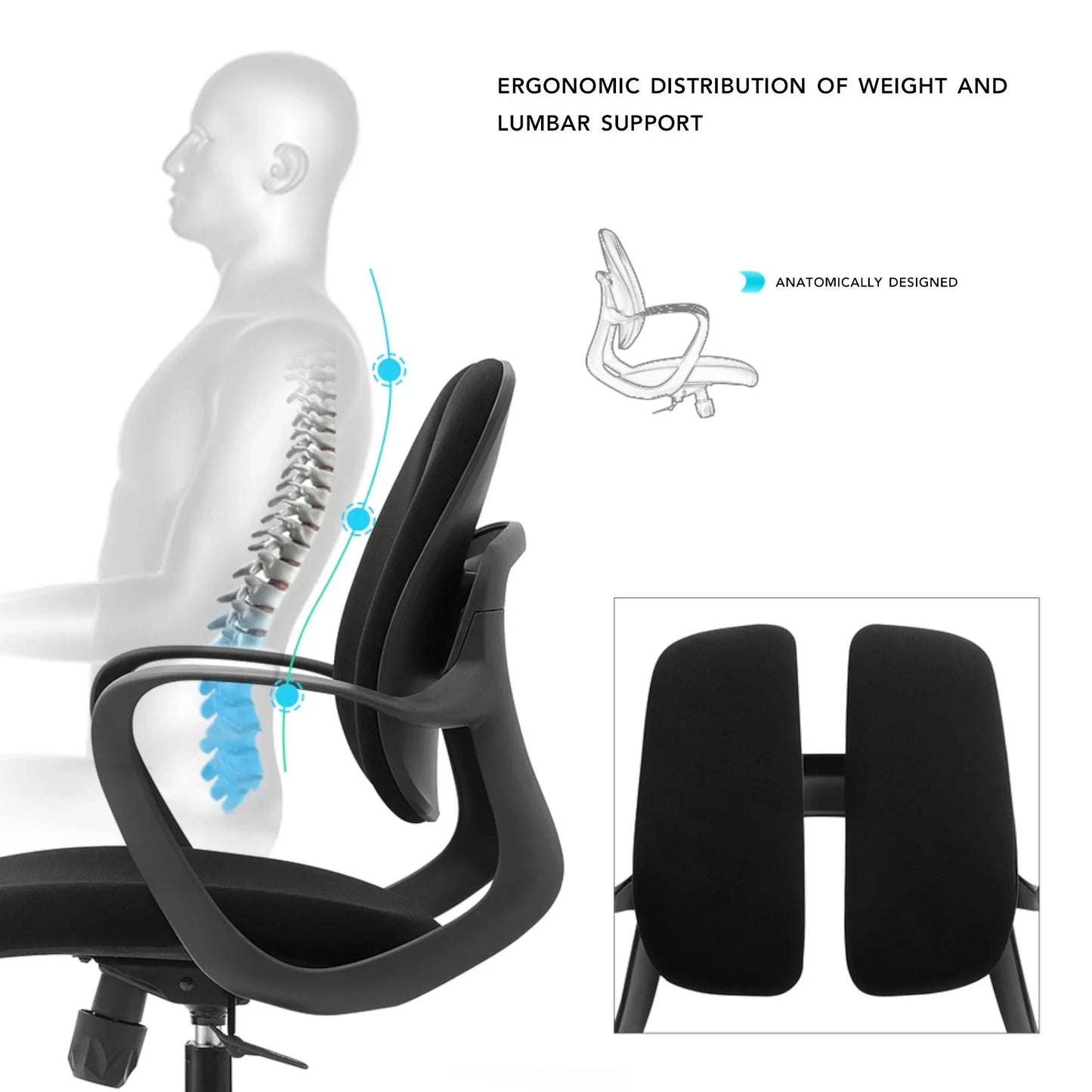 Argo Split Ergonomic Office Chair at online8 furniture store Auckland