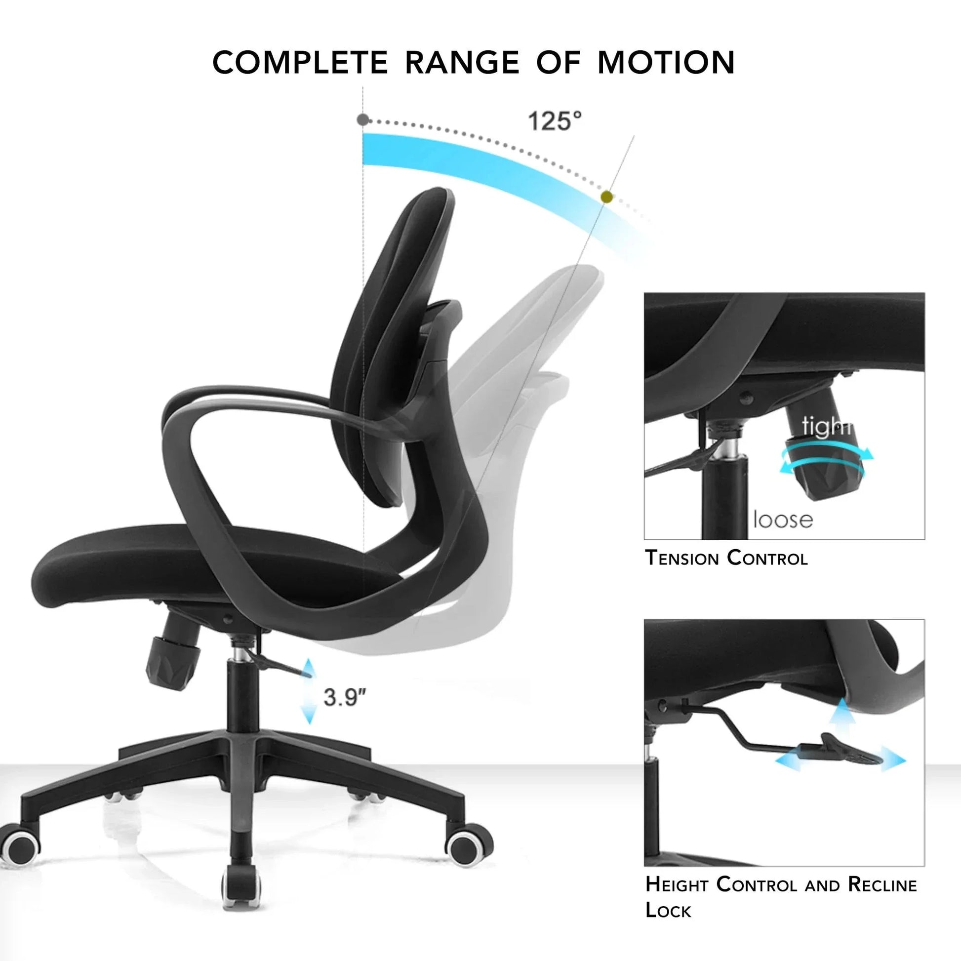 Argo Split Ergonomic Office Chair at online8 furniture store Auckland