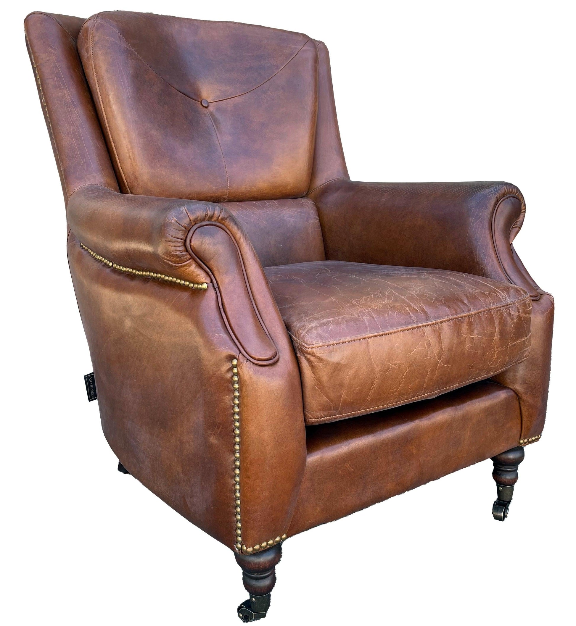Online8 Springfield Armchair - Vintage Cigar Arm Chairs, Recliners & Sleeper Chairs