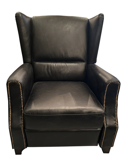 Online8 Stratford Leather Recliner Chair - Belon Black Arm Chairs, Recliners & Sleeper Chairs