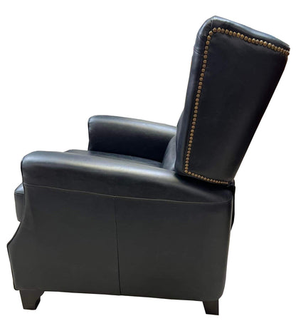Online8 Stratford Leather Recliner Chair - Belon Black Arm Chairs, Recliners & Sleeper Chairs