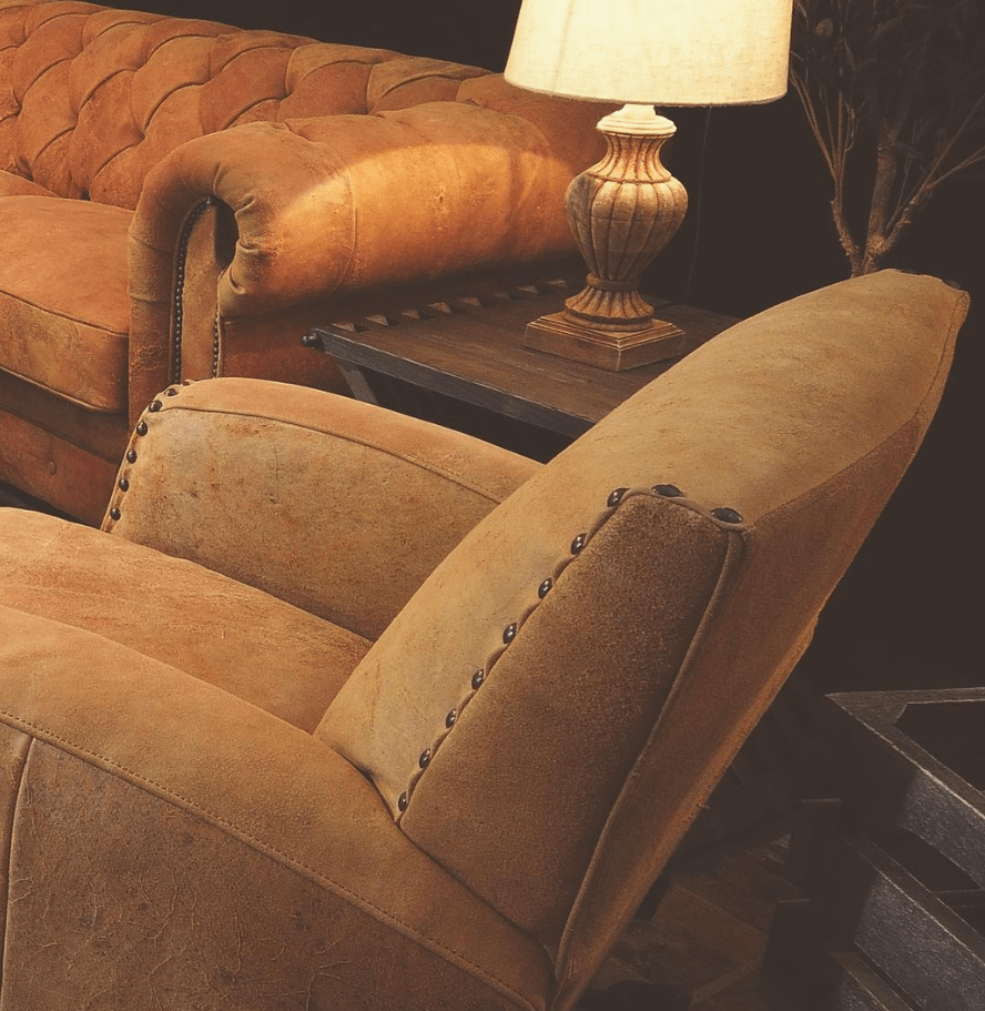 Online8 Vito Leather Armchair - Camel Arm Chairs, Recliners & Sleeper Chairs