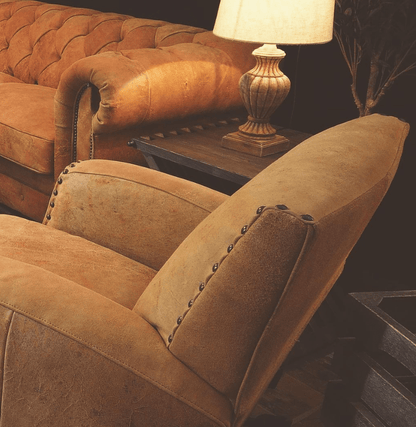 Online8 Vito Leather Armchair - Camel Arm Chairs, Recliners & Sleeper Chairs