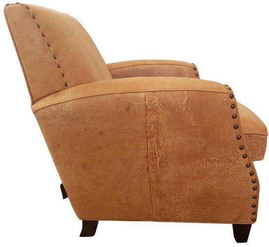 Online8 Vito Leather Armchair - Camel Arm Chairs, Recliners & Sleeper Chairs