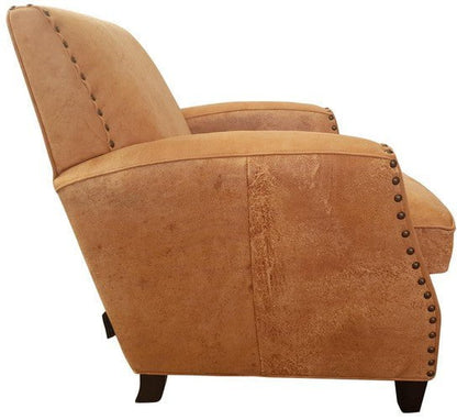 Online8 Vito Leather Armchair - Camel Arm Chairs, Recliners & Sleeper Chairs