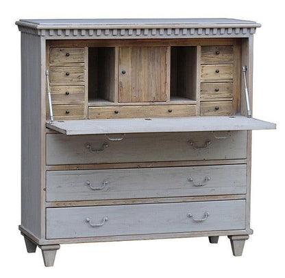 Swedish Secretary Desk | Chest of Drawers at online8 furniture store Auckland