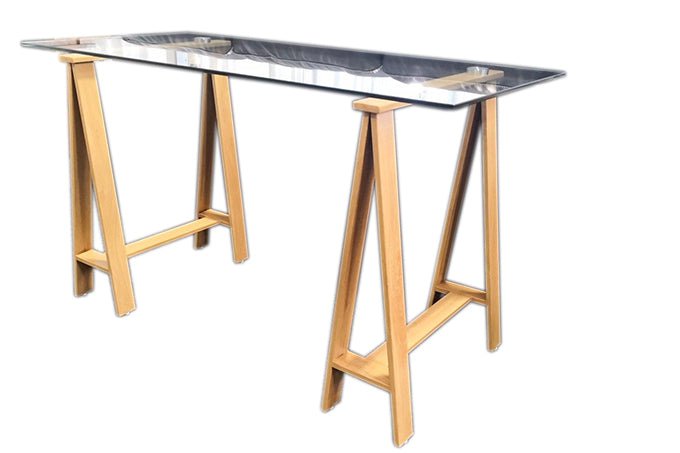 Aspire Glass Desk at online8 furniture store Auckland