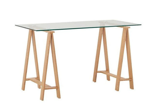 Aspire Glass Desk at online8 furniture store Auckland