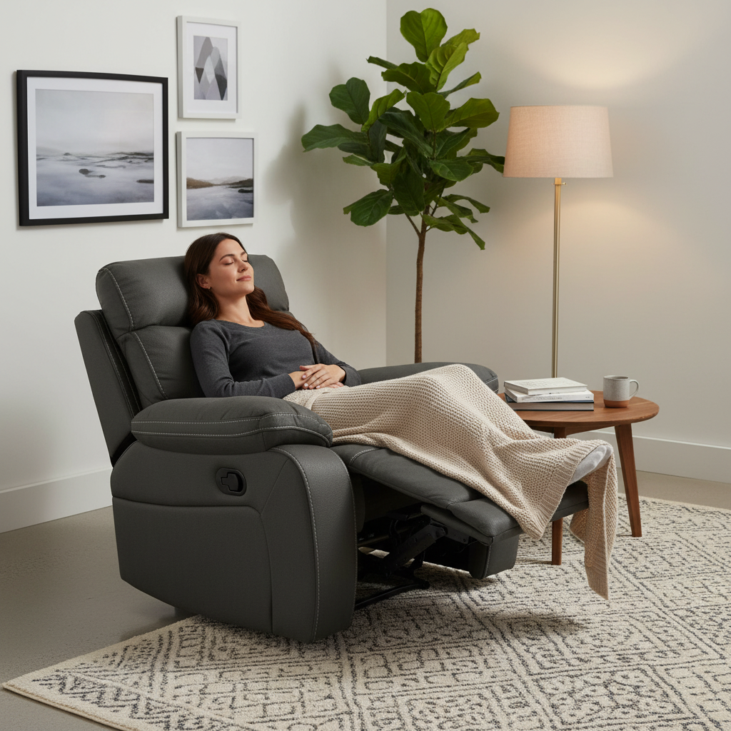 Luxe Rhino Recliner Chair -Supersuede