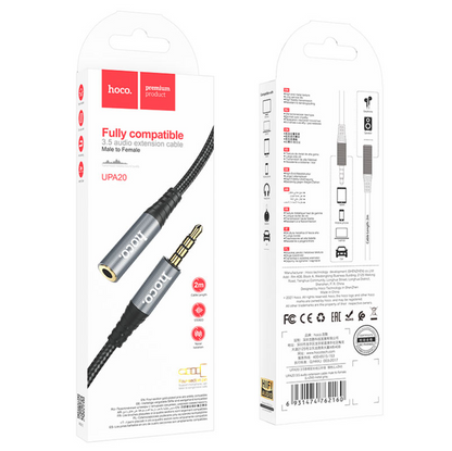 Audio Extension Cable 3.5mm Male to Female (UPA20) - 2M