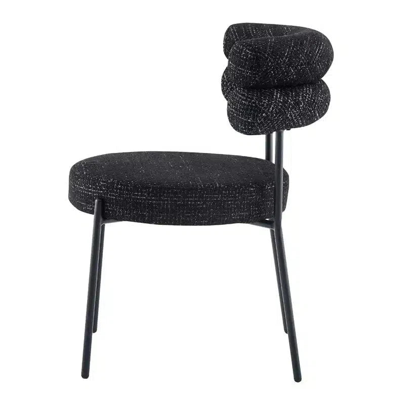 Axel Dining Chair - Black Fleck at online8 furniture store Auckland