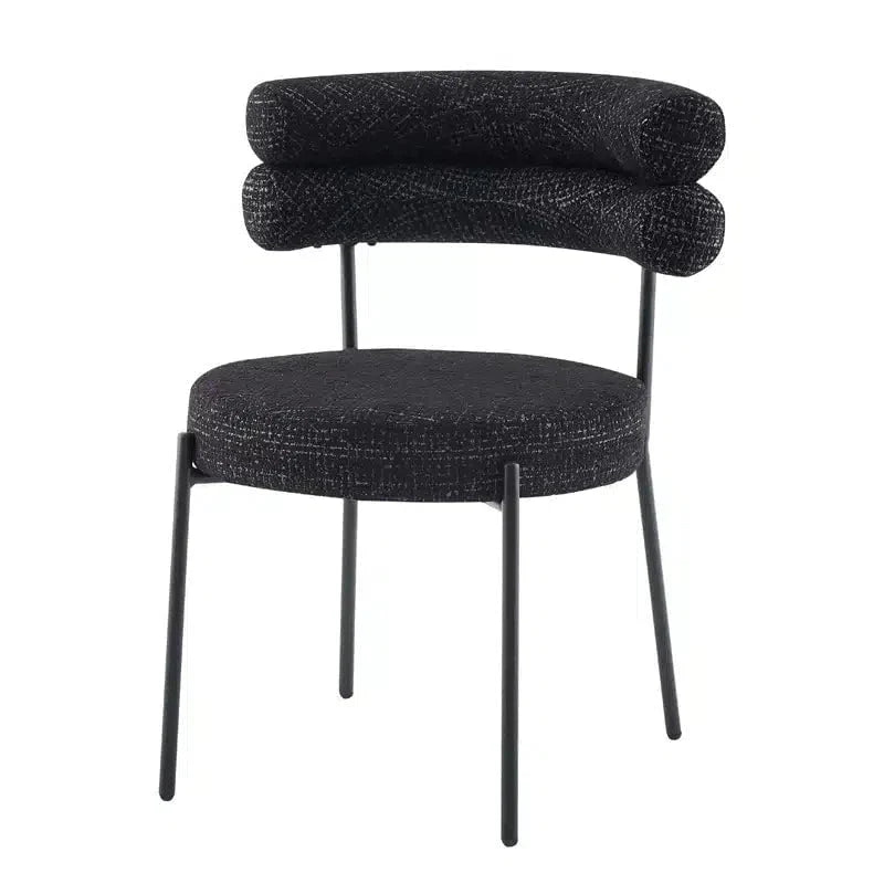 Axel Dining Chair - Black Fleck at online8 furniture store Auckland