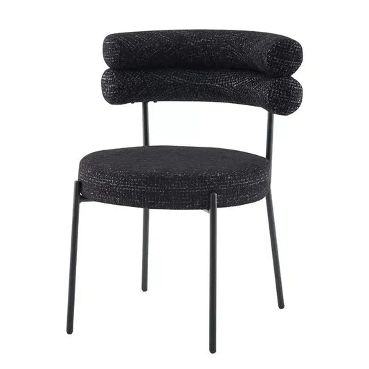 Axel Dining Chair - Black Fleck at online8 furniture store Auckland