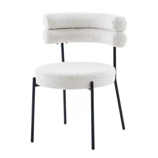 Axel Dining Chair - Ivory at online8 furniture store Auckland