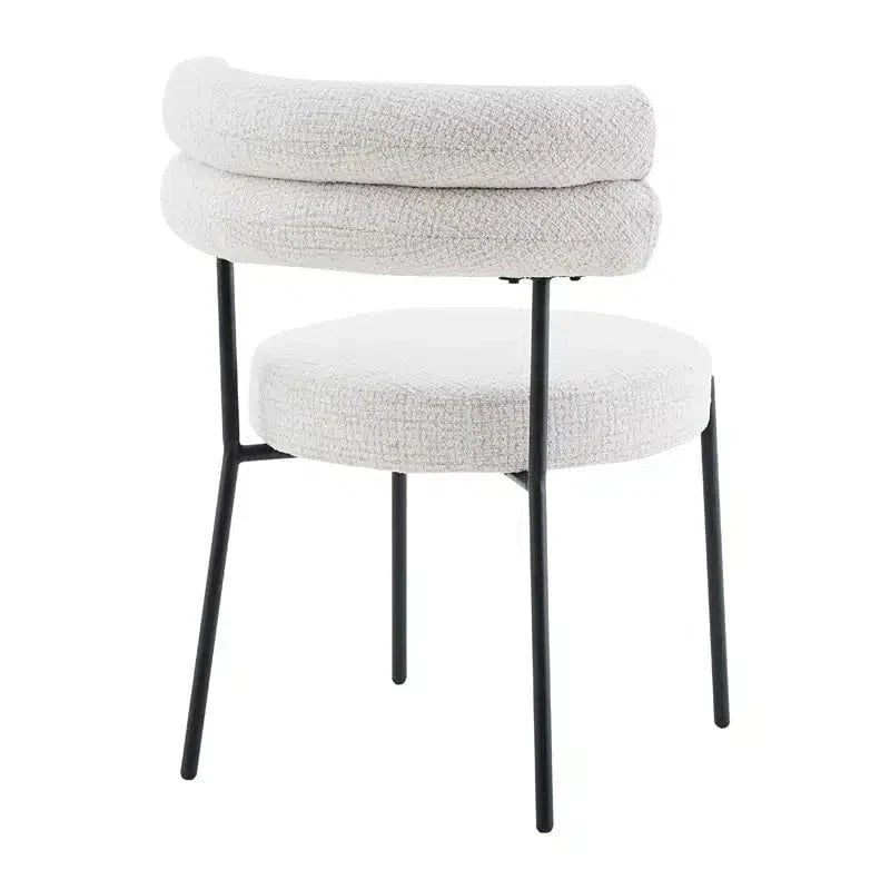 Axel Dining Chair - Ivory at online8 furniture store Auckland