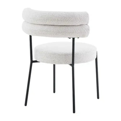Axel Dining Chair - Ivory at online8 furniture store Auckland