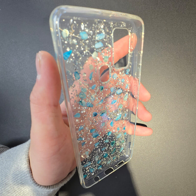 Blink Stone Back Shockproof Compatible with Samsung A21s 2020 Case