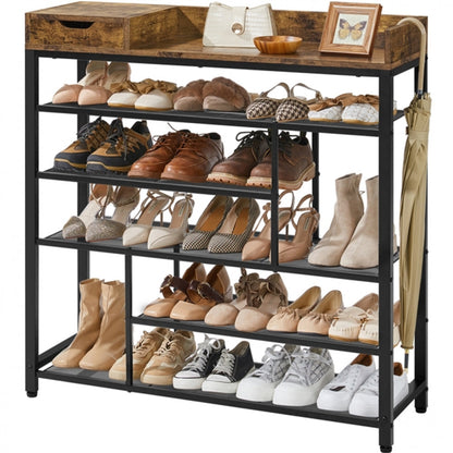 Shoes Rack Shelf Organizer Entryway Shoes Shelf 6-Tier