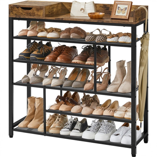 Shoes Rack Shelf Organizer Entryway Shoes Shelf 6-Tier