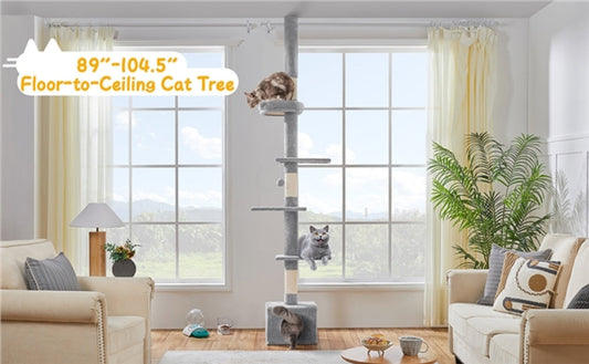 2.3-2.7M Floor-to-Ceiling Cat Tree