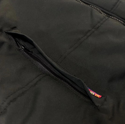 Jumbo 4XL Vest/Sleeveless Thermal Jacket Black