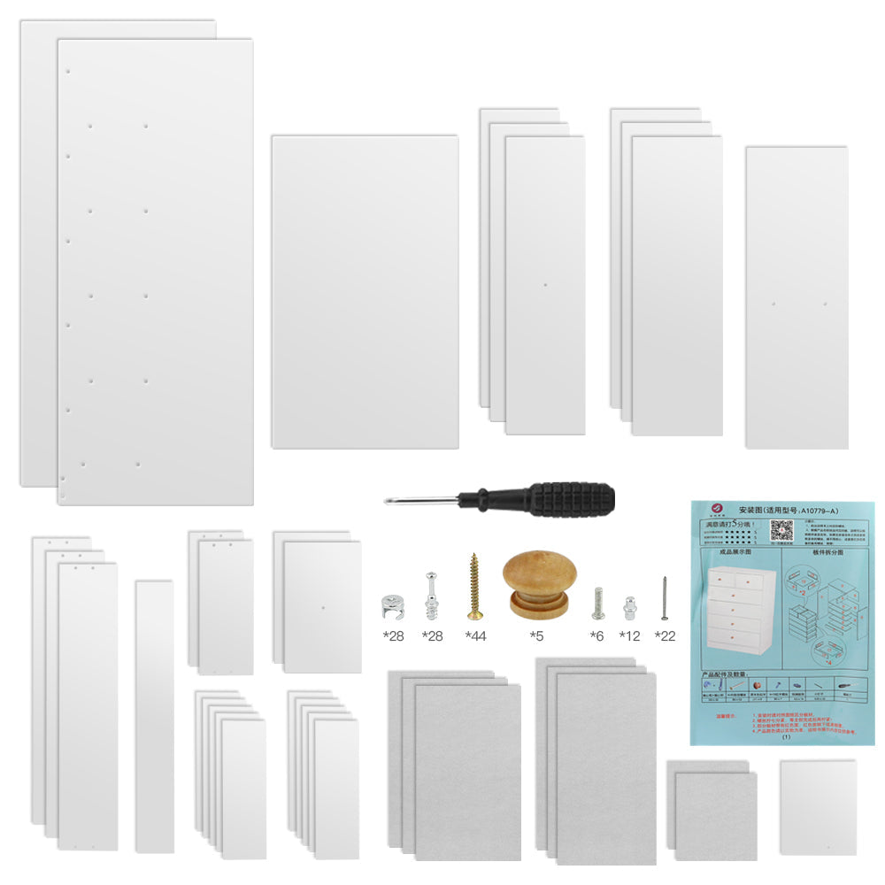 Tallboy Modern White Tall boy Chest of Drawers Dresser