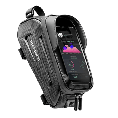 Waterproof Cycling  Bicycle Front Bag 1.7L Top Tube Mount for 6.8" below phones