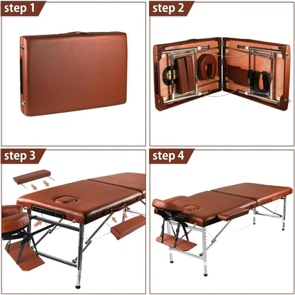 Massage Table Portable Foldable Massage Table