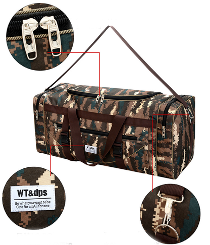 Large 79L Duffel Tote Travel Bag - Camouflage Weekend Luggage KX59401