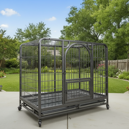 110CM XL Metal Pet Cage with Wheels