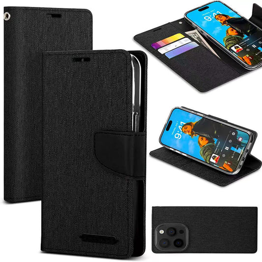 Goospery Leather Wallet Flip Compatible with Samsung Note 20 2020 Case