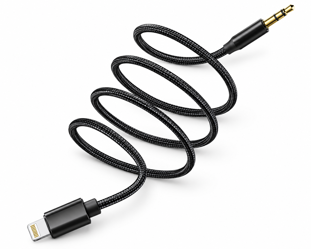 iPhone Lightning to AUX Cable 1m