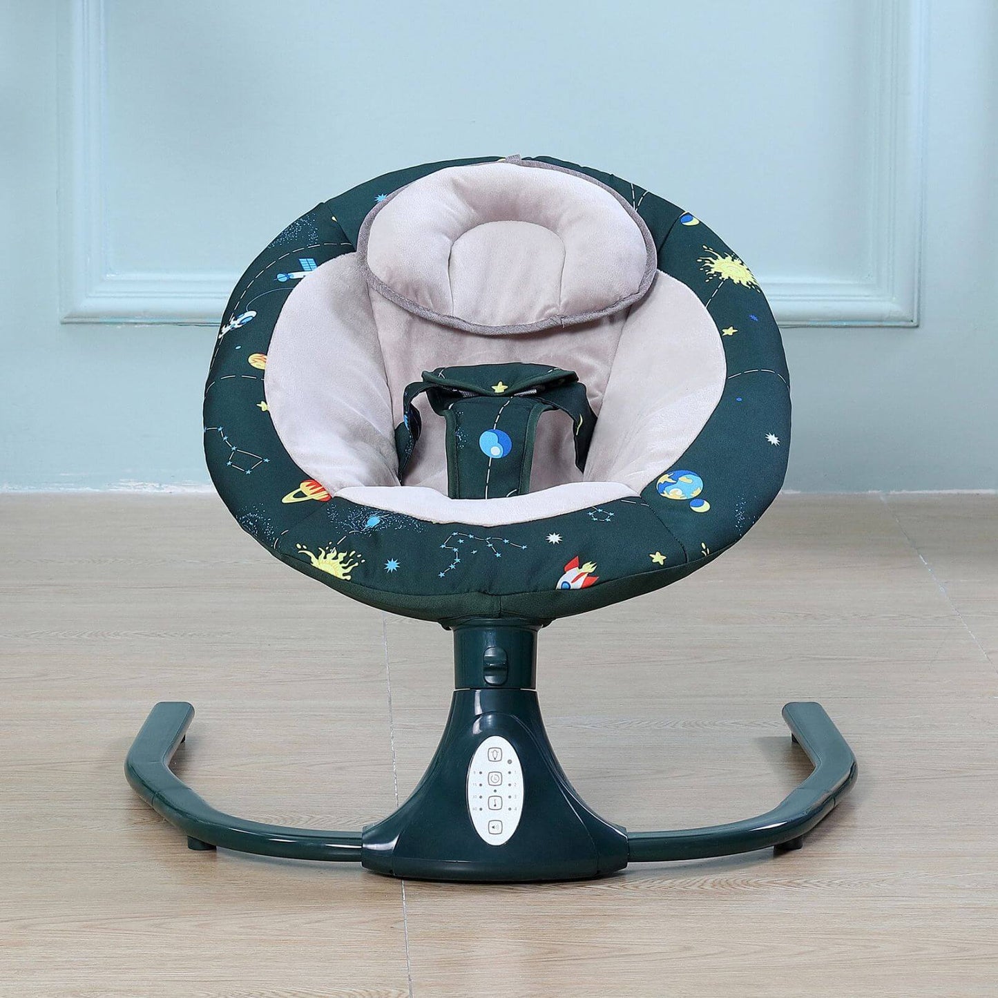 Smart Baby Swing Cradle Rocker/ Bouncer Seat-Dark Green