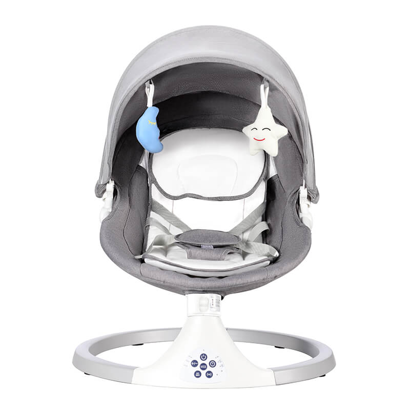 Smart Baby Swing Cradle Rocker/ Bouncer Seat with Dinning Table -Grey