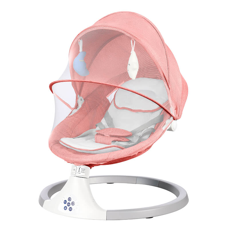 Smart Baby Swing Cradle Rocker/ Bouncer Seat with Dinning Table -Pink