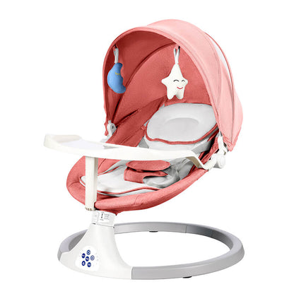 Smart Baby Swing Cradle Rocker/ Bouncer Seat with Dinning Table -Pink