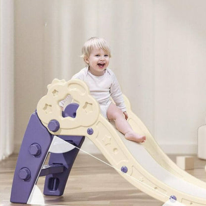 Foldable Cloud Baby Slide -Grey | Purple