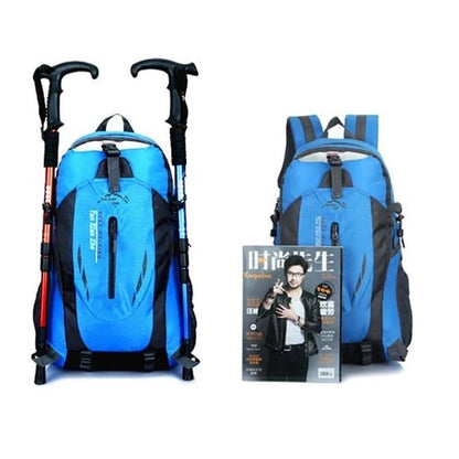 Backpack (Blue & Black)