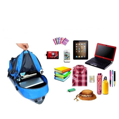 Backpack (Blue & Black)