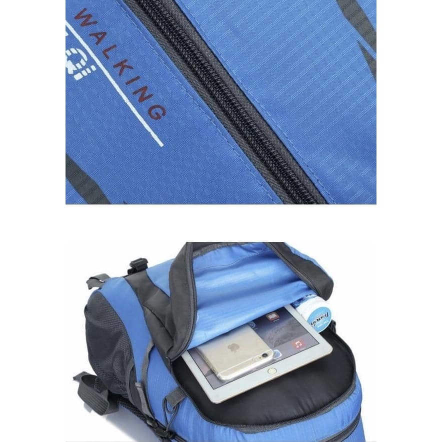Backpack (Blue & Black)