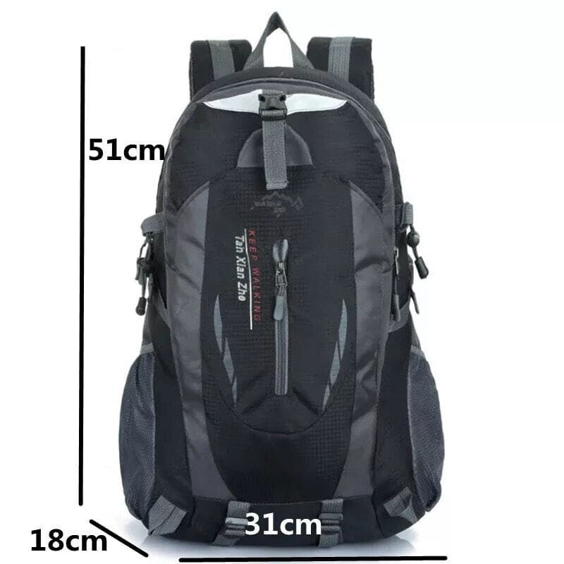 Backpack (Black & Grey)