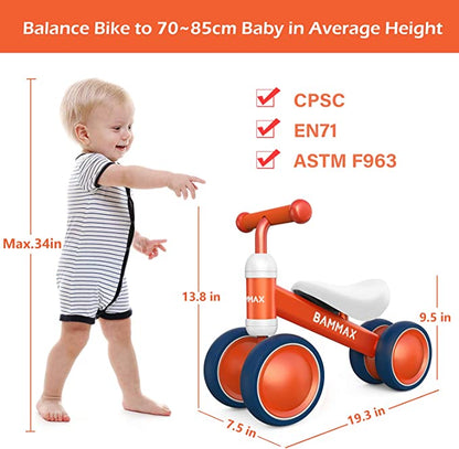 Baby Balance Bike 1003 Orange