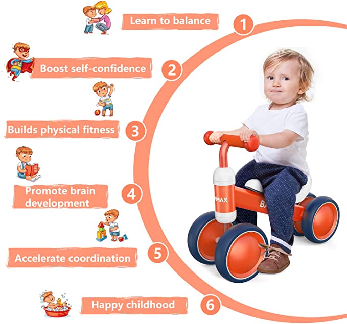 Baby Balance Bike 1003 Orange