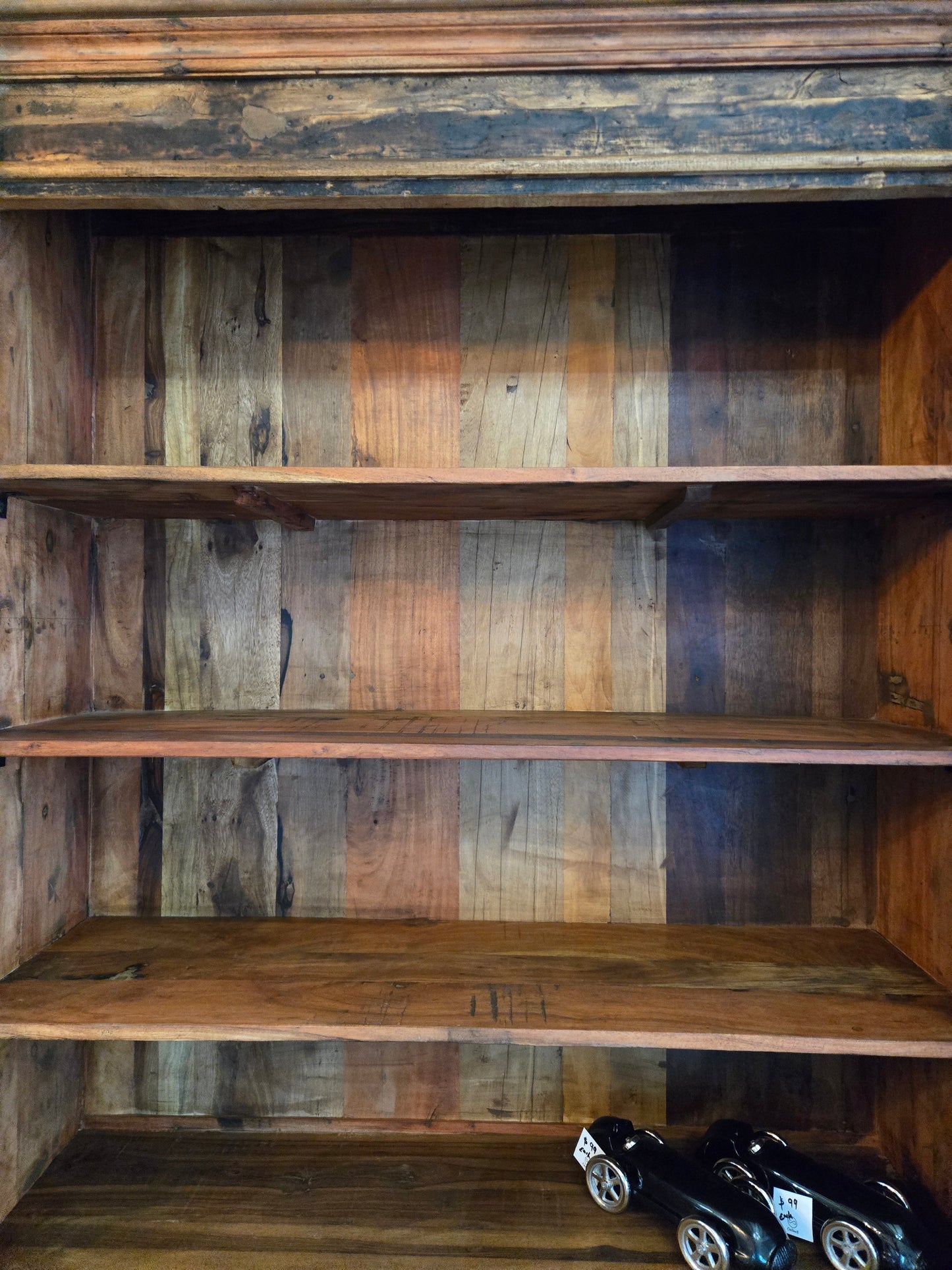 Reclaimed Wooden Display Cabinet | Large Bookshelf at online8 furniture store Auckland