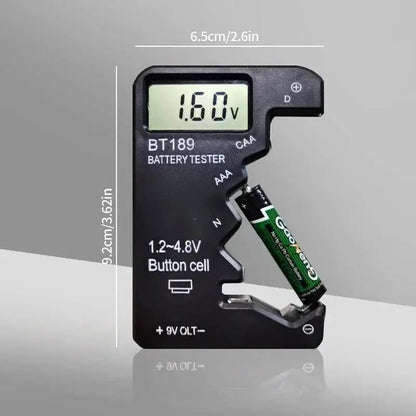 Battery Tester Tool BT189 (Button Cell, AA, AAA, C, D, 9V, 14500, 16340)