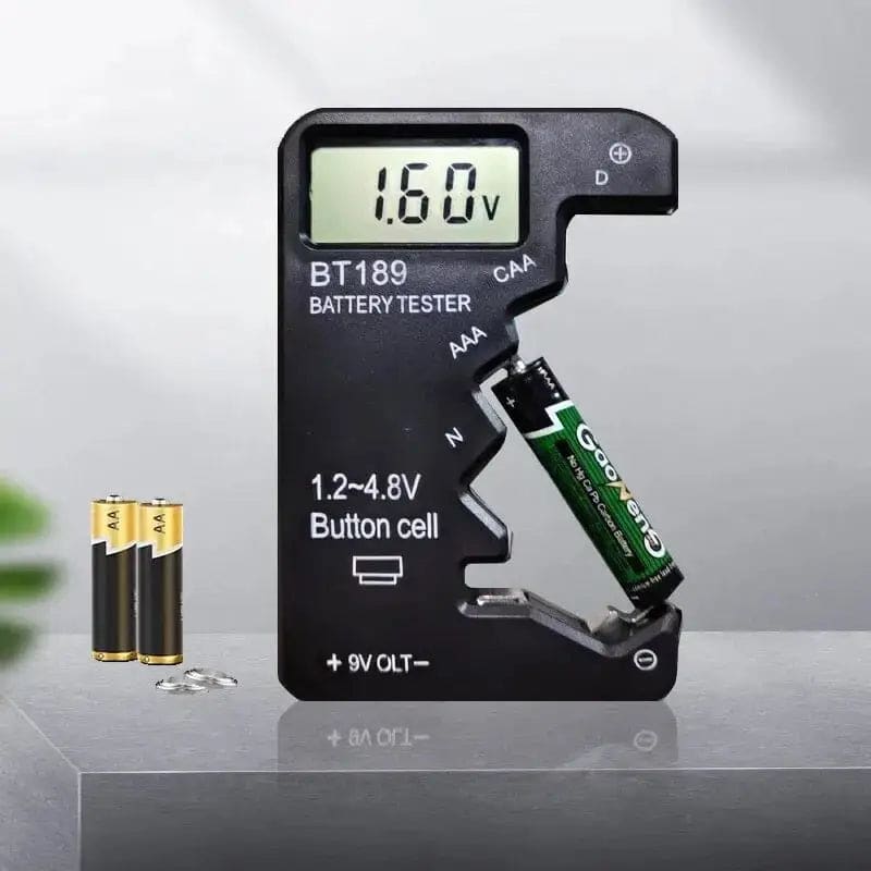Battery Tester (Button Cell, AA, AAA, C, D, 9V, 14500, 16340)
