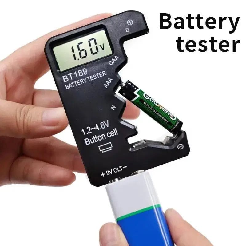Battery Tester (Button Cell, AA, AAA, C, D, 9V, 14500, 16340)