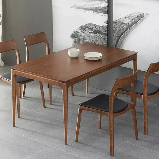 Baur Dining Suite - Walnut at online8 furniture store Auckland